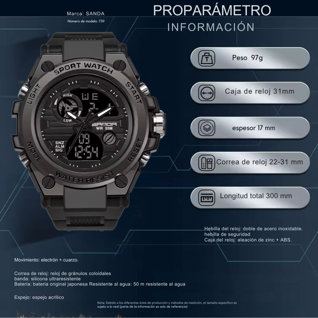Reloj Sanda 739 Original