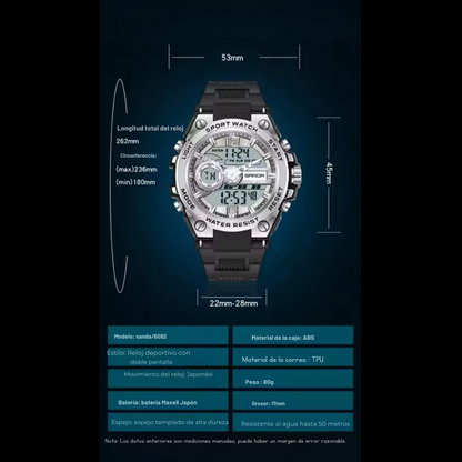 Reloj Sanda 6092 Original