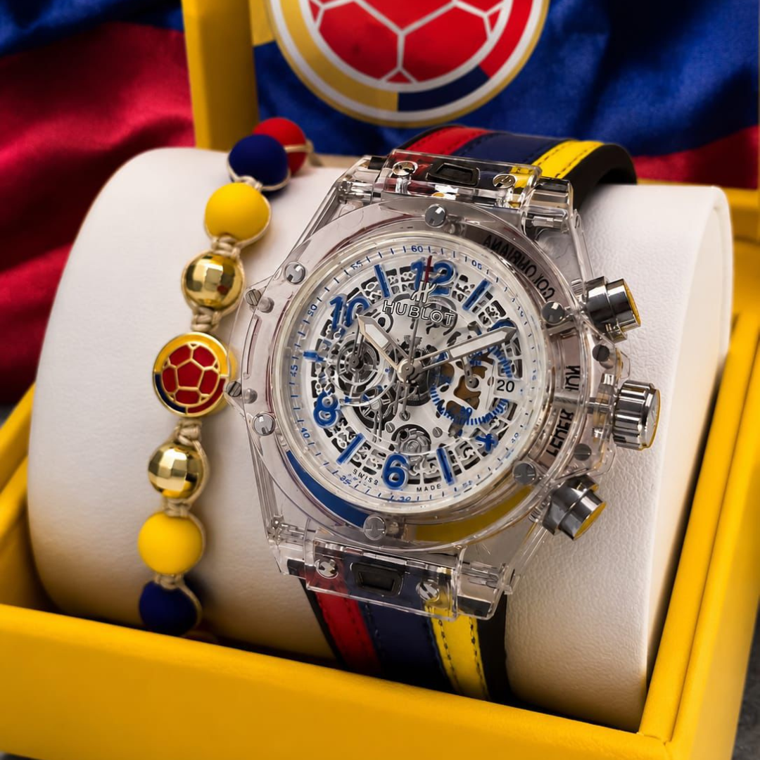 Combo reloj selección Colombia + Pulsera