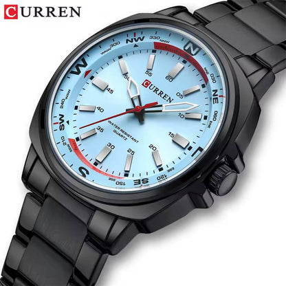 Reloj Curren 8455 Plata Negro